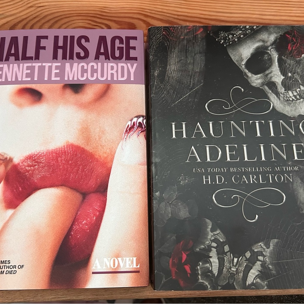Book Bundle. Both books for 25$ smoke free home. Pet friendly.